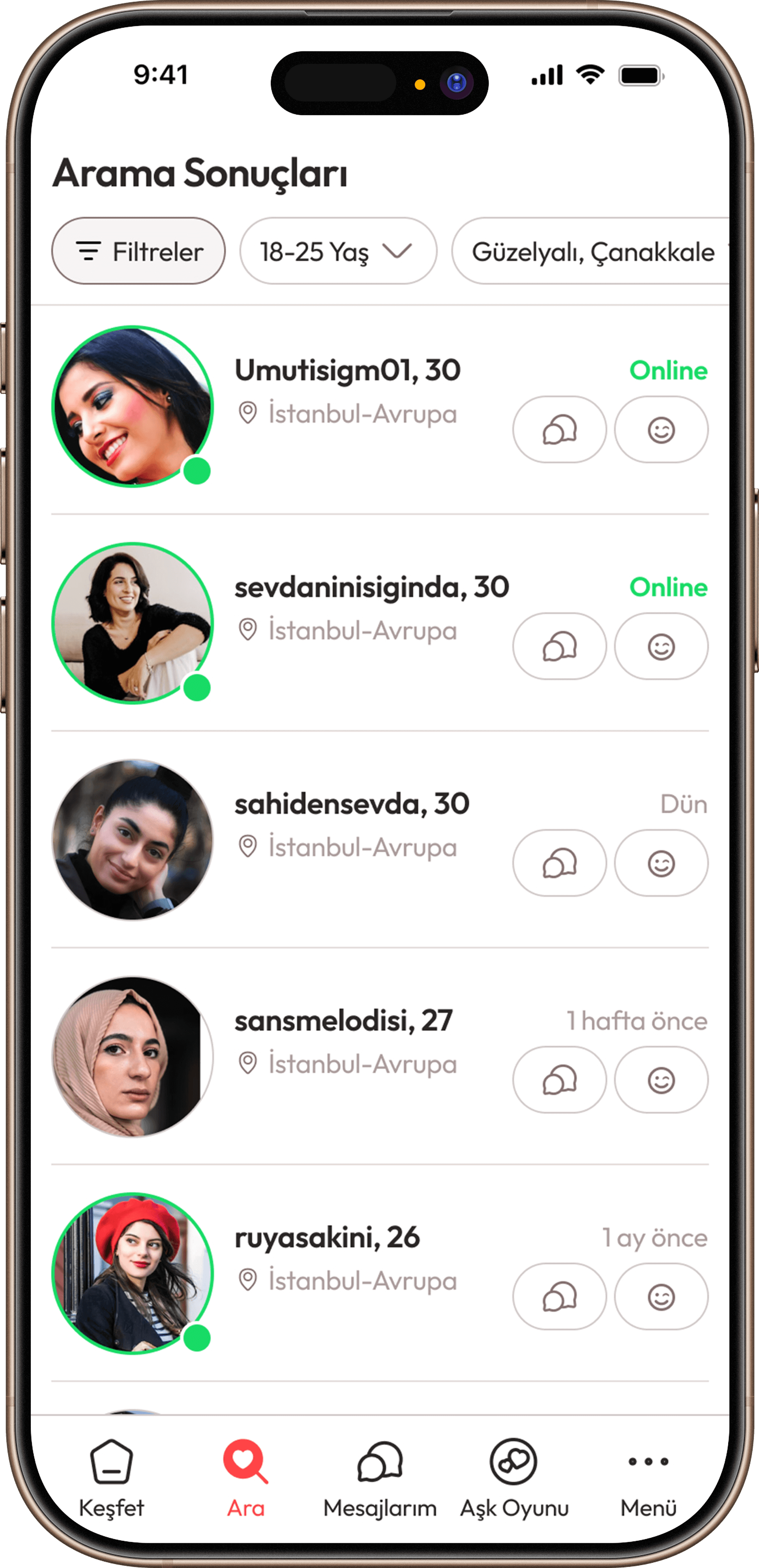 Dilediğin Gibi Arama Yap - Siberalem mobile app screenshot